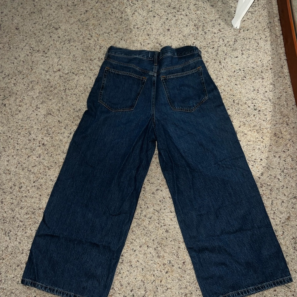 Abercrombie & Fitch Medium Blue Wide-Leg Jeans - Picture 5 of 5
